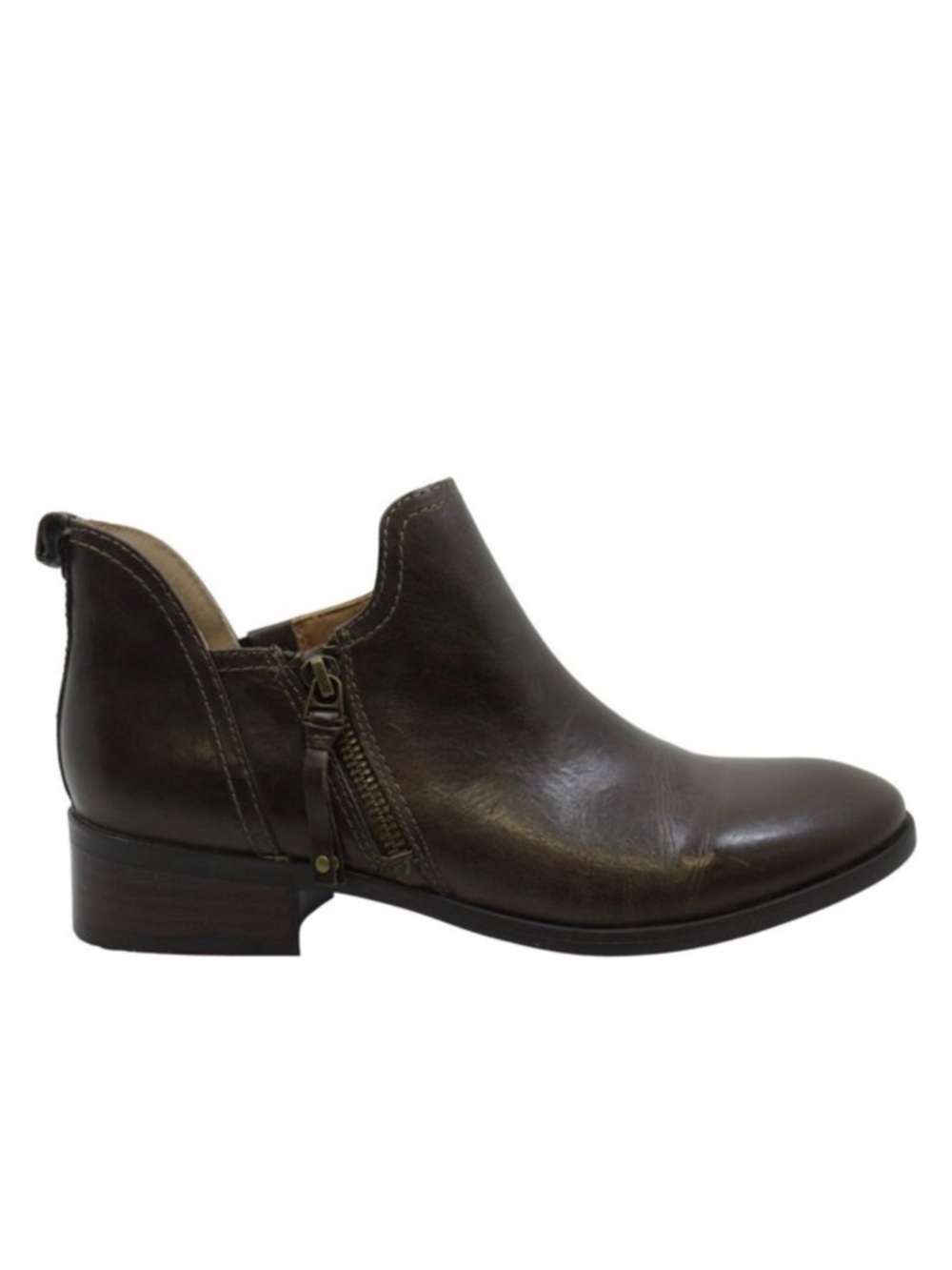 Luca Lane “Sayge” Ankle Boot in Moss (Brown)